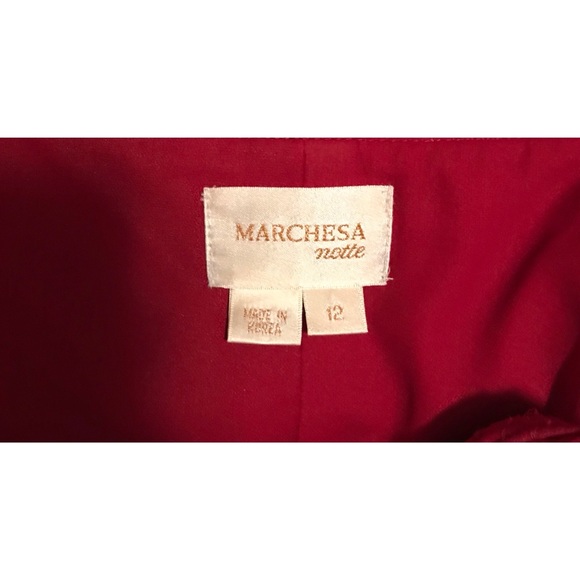 Marchesa Notte Red Gown - Picture 3 of 3